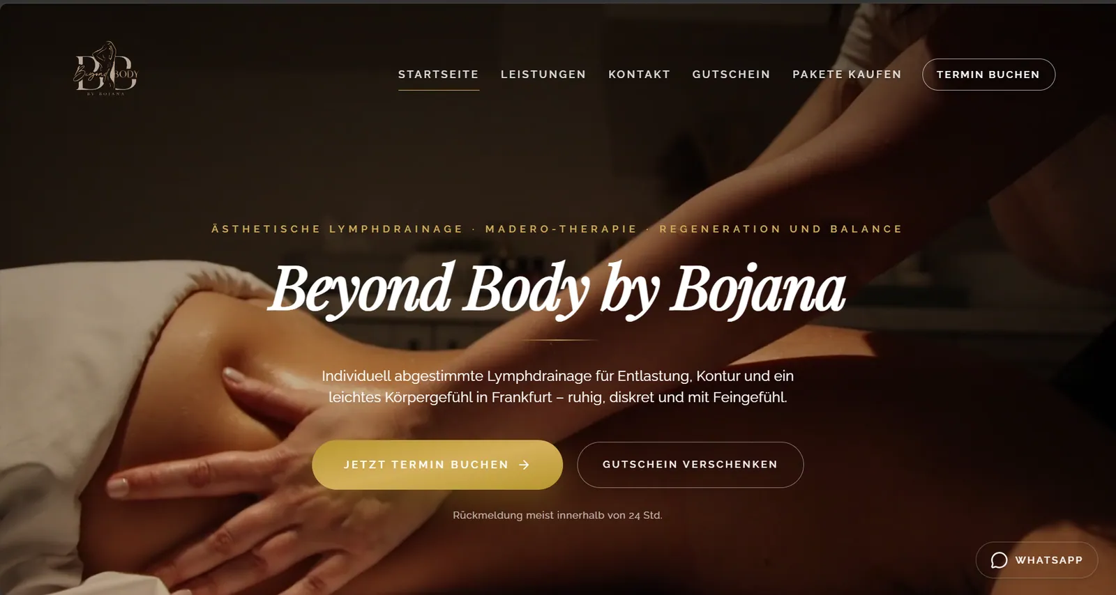 Beyond Body by Bojana — Live-Website & Business OS